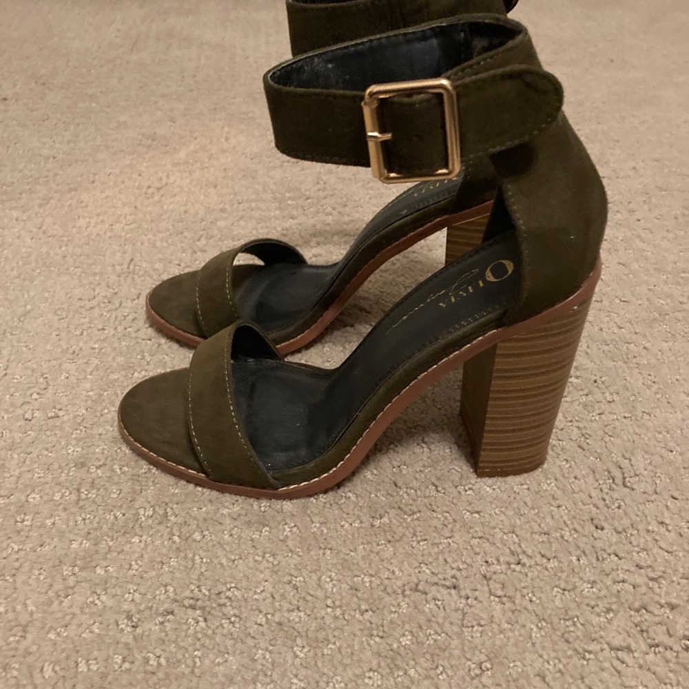 Olive Green Heels